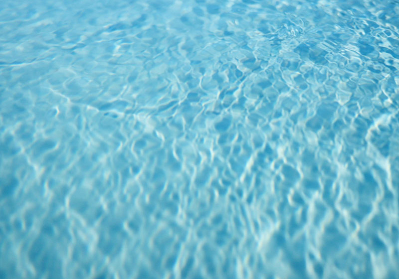agua de piscina.